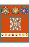 Artistic Mandalas & Emoji Coloring book for kids & Beginner: Artistic Mandalas & Emoji Coloring book for kids & Beginner