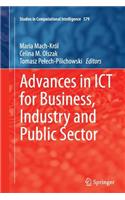 Advances in ICT for Business, Industry and Public Sector