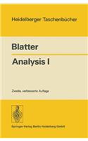 Analysis I