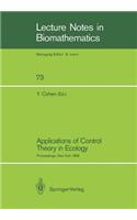 Applications of Control Theory in Ecology