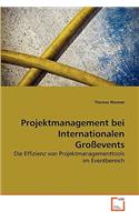 Projektmanagement bei Internationalen Großevents