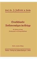 Deutschlands Volksvermögen Im Kriege