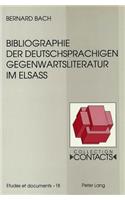 Bibliographie Der Deutschsprachigen Gegenwartsliteratur Im Elsaß