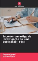 Escrever um artigo de investigação ou uma publicação - Fácil
