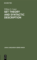 Set Theory and Syntactic Description