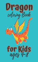 Dragon Coloring Book For Kids ages 4-8