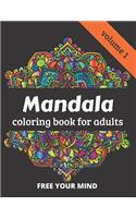 Mandala coloring book for adults