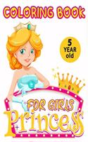princess coloring book for girls 5 year old