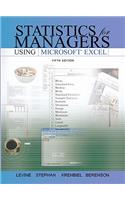 Statistics for Managers Using Excel and Student CD Value Package (Includes Student Study Guide & Solutions Manual)