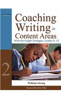 Coaching Writing in Content Areas