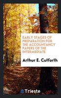 Early Stages of Preparation for the Accountancy Papers of the Intermediate