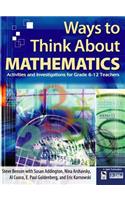 Ways to Think About Mathematics