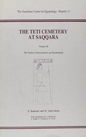 Teti Cemetery at Saqqara
