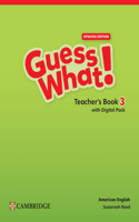 Guess What! American English Level 3 Teacher's Book with Teacher's Digital Pack Updated