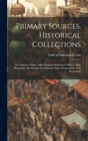 Primary Sources, Historical Collections