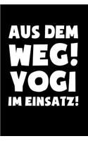 Yoga: Yogi im Einsatz!: Notizbuch / Notizheft für Yoga-Fan Kleidung Oberteil Top Outfit A5 (6x9in) dotted Punktraster