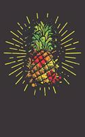 Notebook: Pineapple Dot Grid 6x9 120 Pages