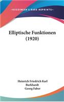 Elliptische Funktionen (1920)