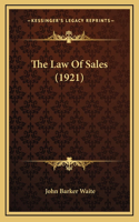 The Law of Sales (1921)