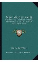 New Miscellanies
