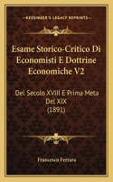 Esame Storico-Critico Di Economisti E Dottrine Economiche V2