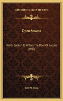 Open Sesame