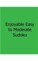 Enjoyable Easy to Moderate Sudoku: Fun, Large Grid Sudoku Puzzles