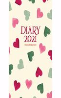 EMMA BRIDGEWATER HEARTS A6 DIARY 2021