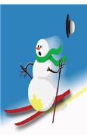 Journal Funny Snowman Joke Silly Humor: (Notebook, Diary, Blank Book)