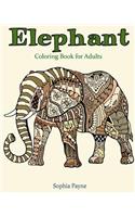 Elephant Coloring Book for Adults