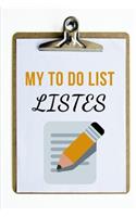 My to Do List Notebook
