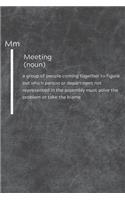 Meeting (Noun)