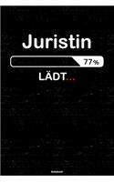 Juristin Lädt... Notizbuch: Juristin Journal DIN A5 liniert 120 Seiten Geschenk