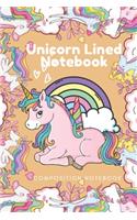 Unicorn Lined Notebook - Composition Notebook