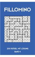 Fillomino 200 Rätsel mit Lösung Band 4