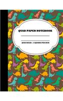 Quad Paper Notebook. Quad Ruled-4 Squares Per Inch: Grid Notebook/Grid Paper Journal/Graph Paper Composition Notepad 8.5x11 in. Earth