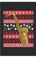 Ugly Christmas - Saxophone: Graph Ruled Notebook - Journal for Ugly Christmas Gift And New Year Gift Idea