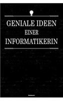 Geniale Ideen einer Informatikerin Notizbuch
