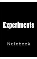 Experiments: Notebook