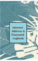 Internet Address & Password Logbook