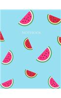 Notebook: Large Blank Notebook (Sketching, Doodling, Drawing) Watermelons