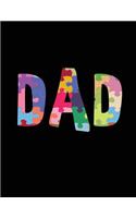 Dad: Autism Journal, Embrace Different, Autism Notebook, Autism Dad, 200 pages plain, ruled