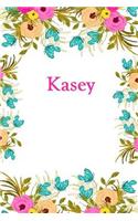 Kasey: Kasey Journal Diary Notebook