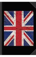 Vintage Union Jack Journal Notebook: Blank Lined Ruled for Writing 6x9 120 Pages