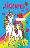 Unicorno libro da colorare