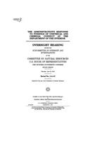 The administration's response to findings of unethical and criminal conduct at the Department of the Interior