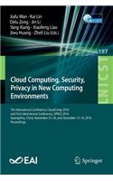 Cloud Computing, Security, Privacy in New Computing Environments