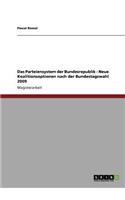 Das Parteiensystem der Bundesrepublik - Neue Koalitionsoptionen nach der Bundestagswahl 2009