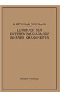 Lehrbuch Der Differentialdiagnose Innerer Krankheiten