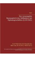 verausgabte Barausgleich des Stillhalters bei Optionsgeschäften (§ 20 EStG)